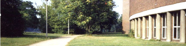 Blick auf den Rundgang des Studiokomplexes B