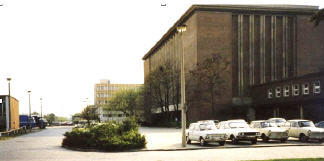 Blick auf Block B und G